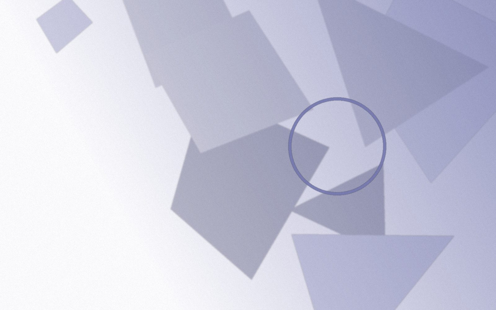 Abstract brand-toned composition representing a systems implementation project